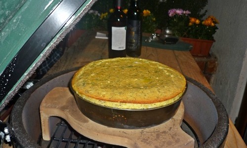 Placinta moldoveneasca Alivenci pe cuptor BigGreenEgg